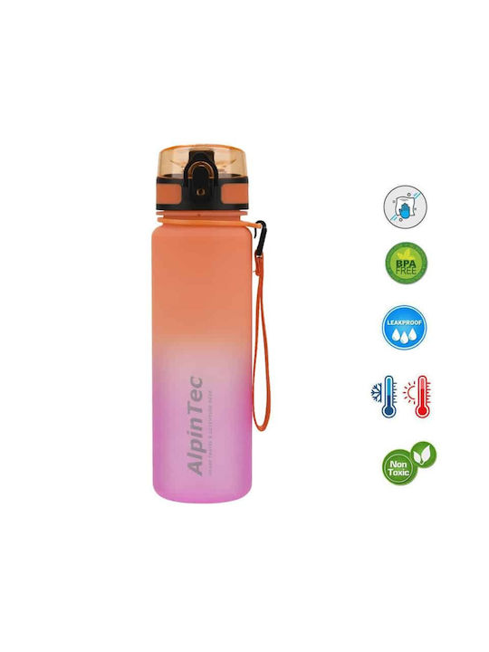 AlpinPro Wasserflasche 500ml Orange