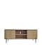 TV Stand Wooden Beige L150xW40xH56cm