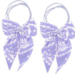 HAIRACC-10582 Hair Scrunchies Lilac 2pcs