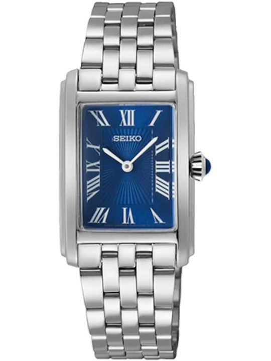 Seiko Ceas Dama 22.2mm Baterie Cu Brățară Argin...