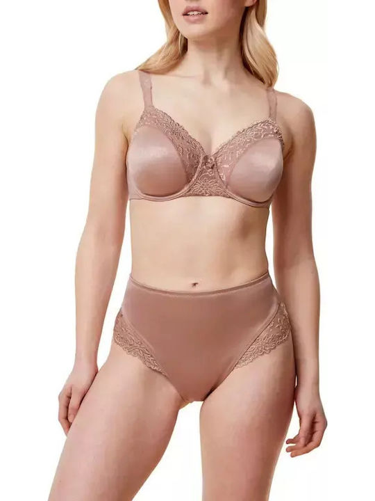 Triumph Ladyform Soft W X Ροζ Σουτιέν με Μπανέλες