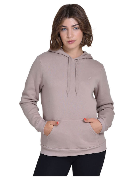 Target Women's Sweatshirt Hooded Brown