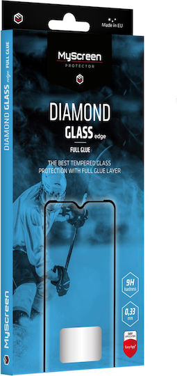 MyScreenPROTECTOR Full Glue Full Face Tempered Glass Μαύρο (Motorola
