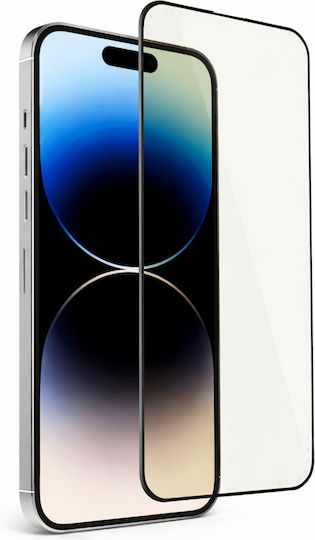 Nuon 3D Vollflächig gehärtetes Glas Schwarz (iPhone 15 Pro)