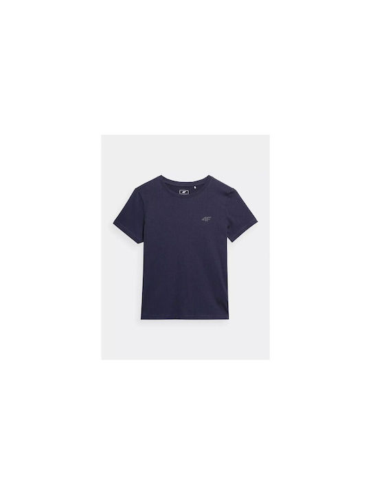 4F Kinder-T-Shirt Blau