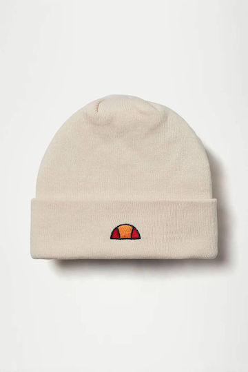 Thar Beanie Ανδρικός Σκούφος με Rib Πλέξη σε Εκρού χρώμα