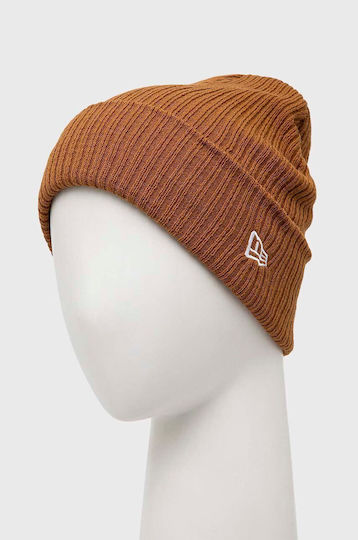 Beanie Unisex Beanie Gestrickt in Braun Farbe