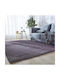 My Home Luxury Antiderapant Covor Rectangular Shaggy Din blană Gri închis