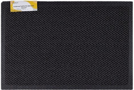 Sidirela Πατάκι Εισόδου Select Μαύρο 40x60εκ. Ε-2281 Μαύρα