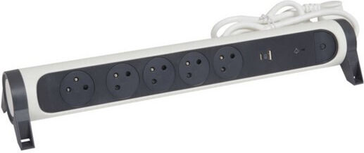 Legrand Backlooler Bandă De Alimentare Cu 1 USB-A 1 USB-C Și Cablu 15m