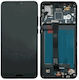 Екран Lcd със Сензорен Механизъм и Рамка за Huawei P30 (Черен)