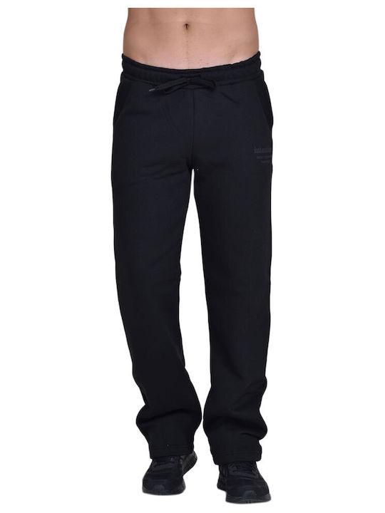 Target Men's Fleece Sweatpants with Rubber Black