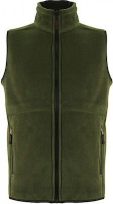 Aigle Fleece Hunting Vest Khaki