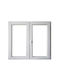 Koemmerling Ανοιγόμενο Παράθυρο PVC Ηχομονωτικό Π120xΥ220cm