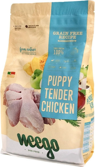Weego Puppy Tender 2kg Dry Food Grain-Free for Puppies with Chicken