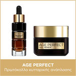 L'Oreal Paris Age Perfect Hautpflegeset für Anti-Aging & Feuchtigkeitsspendend mit Serum 50ml