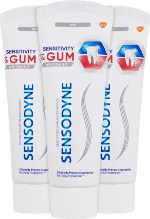 Sensodyne Sensodyne Избелваща паста за зъби за чувствителни зъби и венци 3x