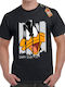 Rock Deal T-shirt Daffy Duck Μαύρο
