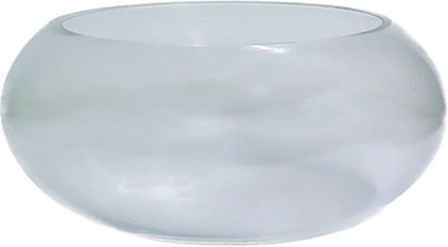 AGC Set of 2 General Use Glass Jars with Lid Transparent 16x16x9.5cm 2 Pieces