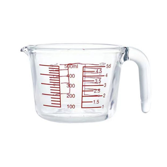 Homestyle Γυάλινος Δοσομετρητής Κουζίνας 1000ml