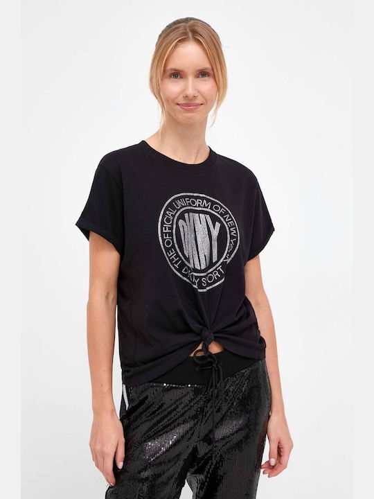DKNY Γυναικείο T-shirt Μαύρο