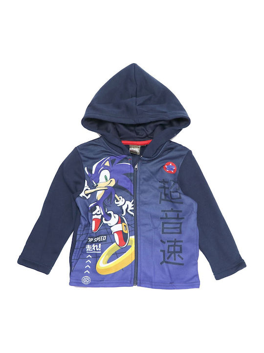 Fleece Kinder-Sweatshirt & Hoodie mit Kapuze Marineblau
