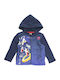Fleece Kinder-Sweatshirt & Hoodie mit Kapuze Marineblau