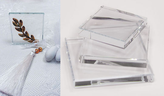 Paperpack Net Decorative Element for DIY Crafts Fitting Bracket 10pcs 4x4cm