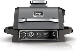 Ninja Tischplatte Elektrischer Grill Grill 2400W mit Abdeckung und einstellbarem Thermostat 38cmx28cmcm