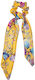 Hairacc-10267 Satin Scrunchie Yellow
