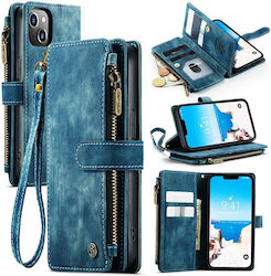 Caseme C30 Wallet Δερματίνης / Σιλικόνης Μπλε (...