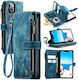Caseme C30 Brieftasche Blau (iPhone 15)