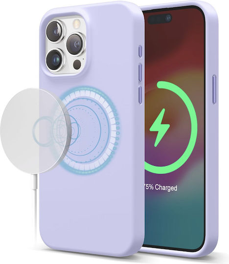 Elago Back Cover Σιλικόνης Μωβ (iPhone 15 Pro Max)
