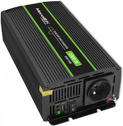 Qoltec Pure Sine Wave Inverter 2000W 24V