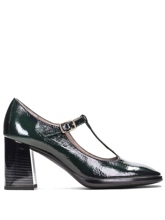 Hispanitas Leather Green Heels