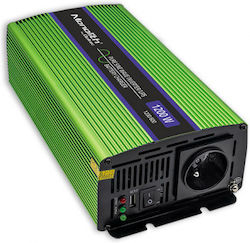 Qoltec Pure Sine Wave Inverter 1200W 12V