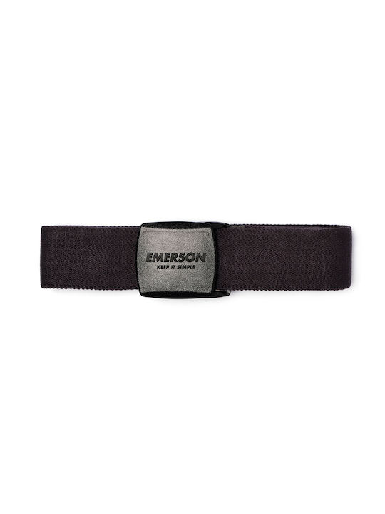 Emerson Ανδρική Ζώνη Υφασμάτινη Ιμάντας Γκρι