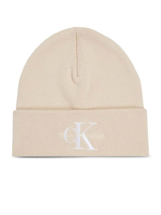 Beanie Γυναικείος Σκούφος Πλεκτός σε Λευκό χρώμα