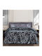 Greenwich Polo Club 3434 Velvet Single Blanket 160x220cm Gray - Black