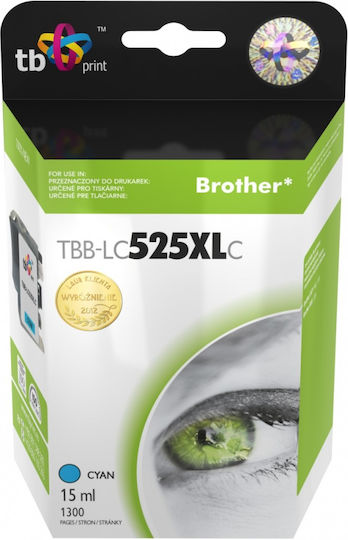 TB Print Cerneală Compatibilă Pentru Imprimantă InkJet Brother 1300 Pagini 15ml Cian 1 Bucată