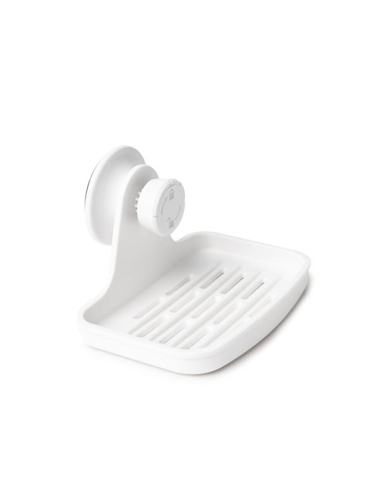 Wall-mounted Soap Dish Plastic White