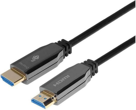 Tb Energy HDMI 2.0 Премиум Високоскоростен 4K 60Hz HDR Кабел HDMI Мъжки - HDMI Мъжки 20м Черен