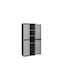 Double Door Wardrobe Bios Midi Plastic 65x38x165cm