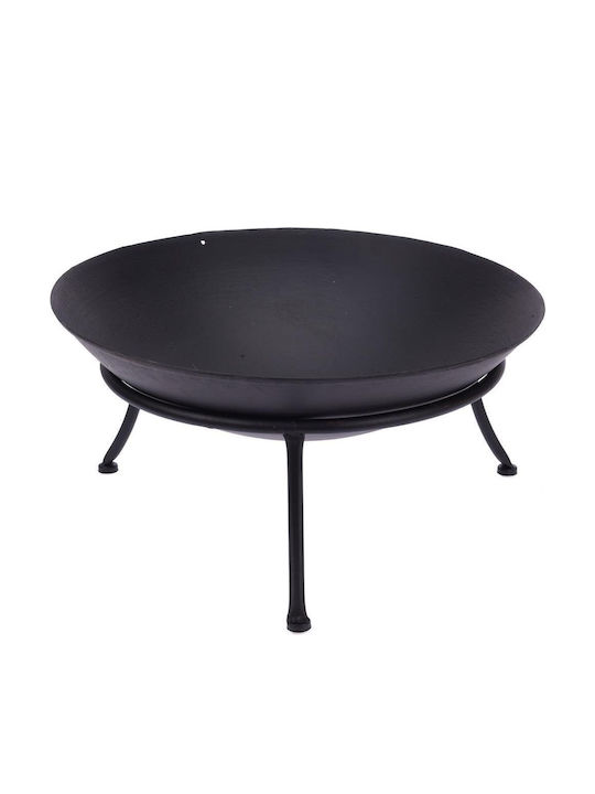 Ambiance Τζάκι Εξωτερικού Χώρου Μεταλλικό Μαύρο 57x57x27cm