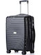 Lavor Medium Hard Black Suitcase With 4 Wheels Height 66cm