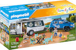 Playmobil Family Fun Οικογενειακές Διακοπές Με Ρυμουλκούμενο Τροχόσπιτο για 4-10 ετών