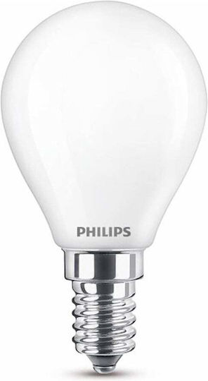 Philips Corepro Bec LED 6.5W pentru Soclu E14 și Formă P45 Alb natural 806lm