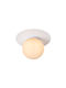 Lucide Lightning Ceiling Mount Light 25cm White with Socket E27