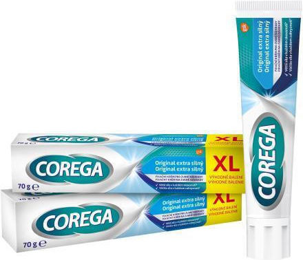 Corega Original Extra Strong Στερεωτική Κρέμα 2x70gr