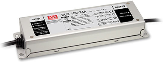 Mean Well ELG-150-24DA Einstellbares Dimmbares LED-Netzteil Wasserdicht IP67 Leistung 150W mit Ausgangsspannung 24V